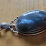 Beautiful Natural large labradorite pendant sterling silver with chain Image 8