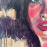 Vibrant Colourful Portrait Acrylic Painting on Canvas - 40x50cm Image 4