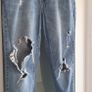 V by Very boyfriend style ripped jeans Sz 14UK (Fit 14-16UK) - Rrp 50 (New) Image 5