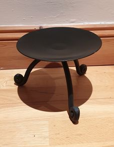 Wrought Iron Candle Holder 3 legged