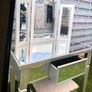 Mirrored dressing table with stool Image 4