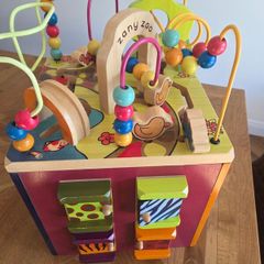 Wooden Activity Cube