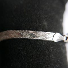 Sterling Silver 925 Italy Herringbone  Bracelet 5,9g