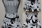 fabulous Ax Paris Black &amp; White Skirt