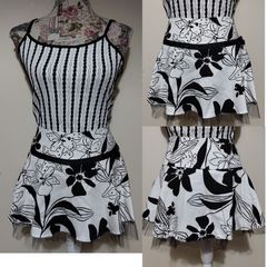 fabulous Ax Paris Black & White Skirt