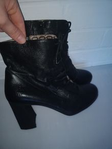 Fly London heel boots size 5