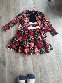 Designer Monnalisa Dress with Jacket
