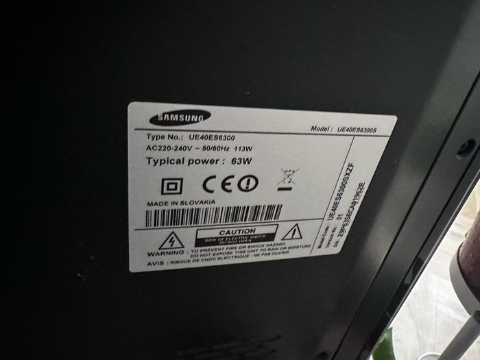 Samsung 40 Smart TV UE40ES6300 | Full HD | Wi-Fi