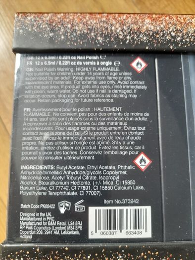 Unopened nail polish set