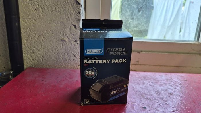 Draper Storm Force 20V Li-ion Battery, 4.0Ah