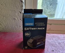 Draper Storm Force 20V Li-ion Battery, 4.0Ah