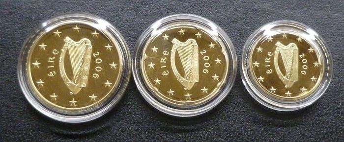 UNC coin SET Irish EURO set 2006