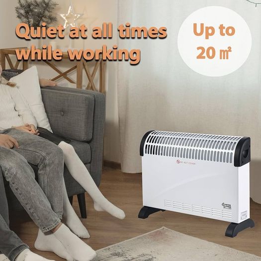 NEW SALE | Convector Radiator Heater 2000W Room Heating with Adjustable Thermostat