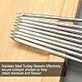 20 PCS BBQ Metal Skewers Stainless Steel,7.87''/20cm Reusable Kebab Skewers for Grilling, Oven, and BBQ Image 4
