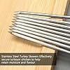 20 PCS BBQ Metal Skewers Stainless Steel,7.87''/20cm Reusable Kebab Skewers for Grilling, Oven, and BBQ