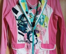 Libra Pink Print Twinset(Jacket & Top) UK 10