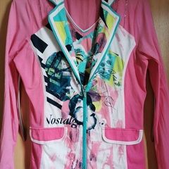Libra Pink Print Twinset(Jacket & Top) UK 10
