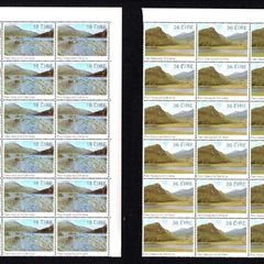 1982 Ireland Killarney National Park Commemorative Stamps Corner Block of 30 Mint Never Hinged (MNH).
