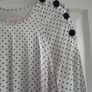 Savida Polka Dot Midi Dress Size Medium Image 2