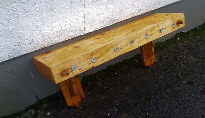 Rustic Chunky floating shelf / display