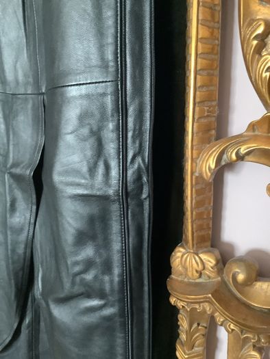 Lumy real leather skirt, new, size S