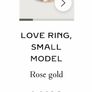 Cartier Love Pink Gold Ring Image 5