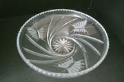 Unique a Special Millennium Commission Limited Edition Butterfly 24%lead Crystal Fruit Bowl
