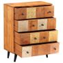 Chest of Drawers 60x30x75 cm Solid Acacia Wood Image 4