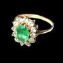 Vintage Hallmarked 14ct Gold Cluster Image 8