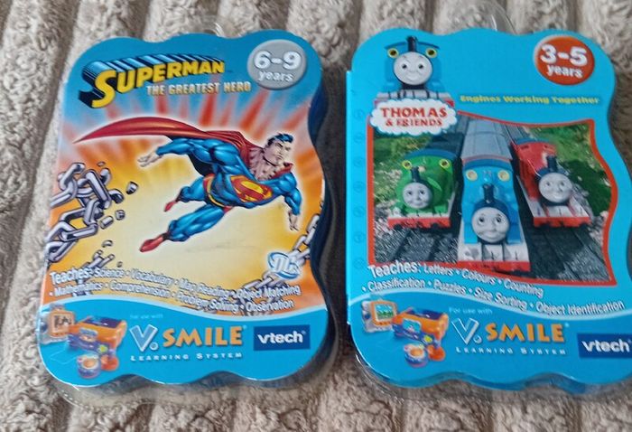 Superman Tomas and Friends V-tech games