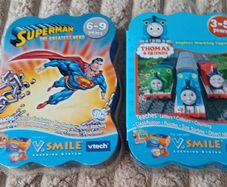 Superman Tomas and Friends V-tech games