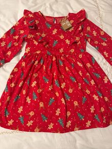 New - xmas dress 24-36 m