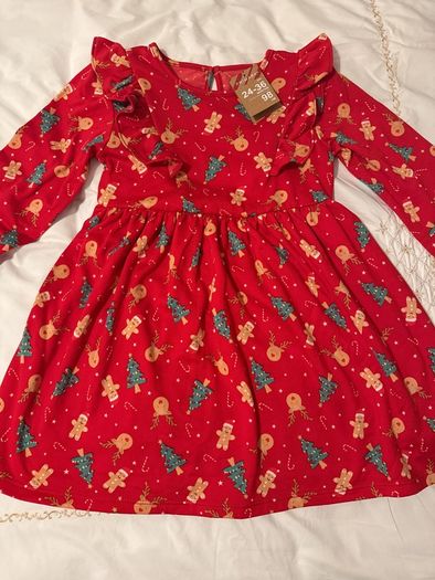New - xmas dress 24-36 m