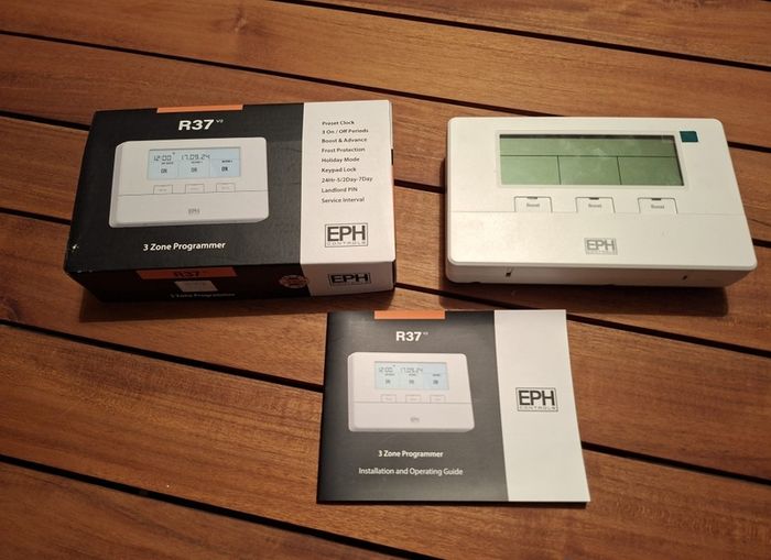 EPH controls R37 V2 Digital 3 zone programmer