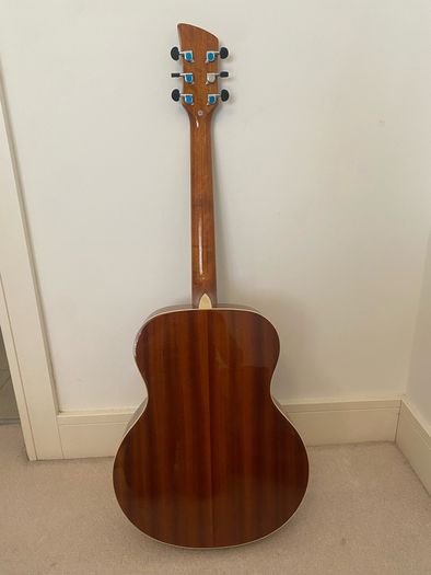 Brunswick acoustic guitar with soft carry case, barely used