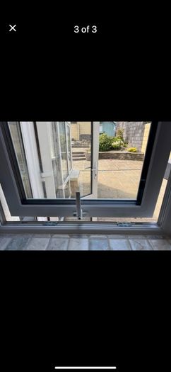 Triple glazed casement window
