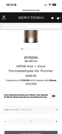Dyson Hot and Cold Air Purifier