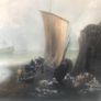 Signed Antique John Cother Webb Mezzotint Print Image 2