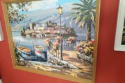 Hand painted by myself framed painting for sale