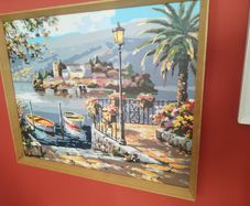 Hand painted by myself framed painting for sale