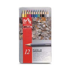 Caran dAche Pablo Colour Pencils (12 in a Metal Box)