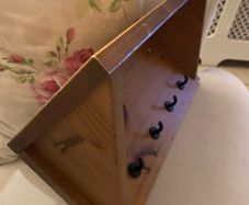 ShabbyChic Heavy shelf..Leave as it or paint