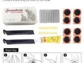 Bike Cycle Bicycle Tyre Puncture Repair Patches Patch Mountain Rubber Tools Kit
