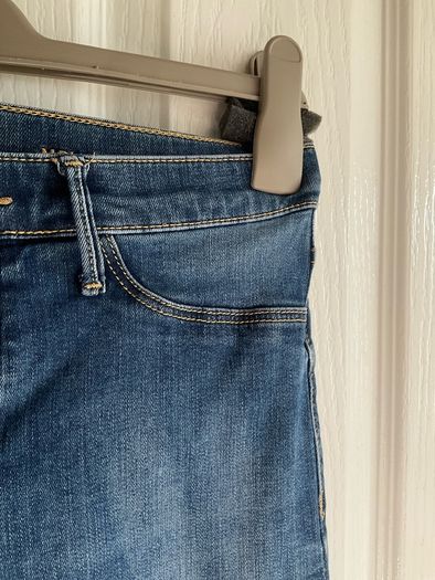 River Island 'Molly' Mid-Rise Skinny Jeans (Blue Denim)