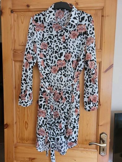 Girl In Mind Shirt Dress