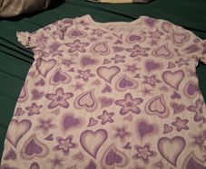 purple t shirt age 12-13