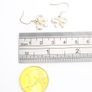 925 Vintage Sterling Silver Bowtie Earrings Image 7