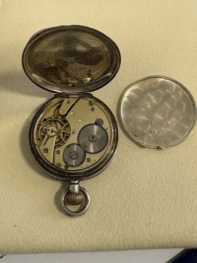 1913 Antique Solid Silver Pocket Watch (Project Piece)