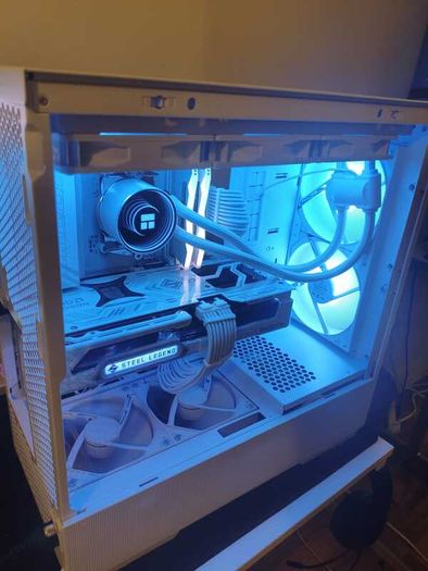 Custom White Gaming PC AMD RX 9070 XT 16 GB Ryzen 5 9600X 32GB Ram DDR5 2.5TB Storage