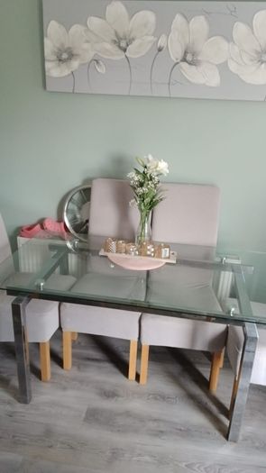 kitchen table free rust on legs chairs not included